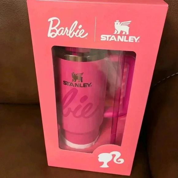 NIB Stanley x Barbie Icon Pink 30 oz unreleased steel Tumbler in collectors box - Picture 2 of 3